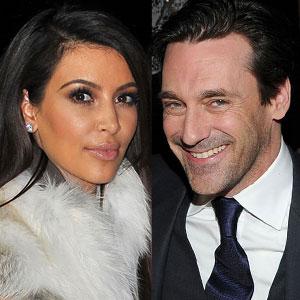 Jon Hamm, Kim Kardashian Jon Hamm, Kim Kardashian